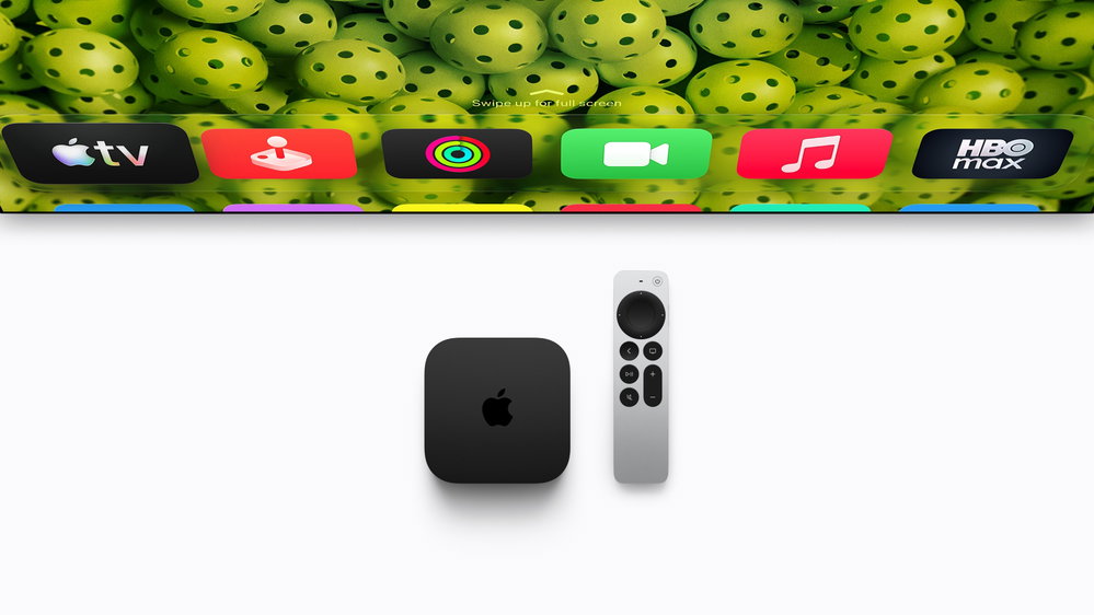 De Apple TV 4K van 2026 met de nieuwe Siri Remote.