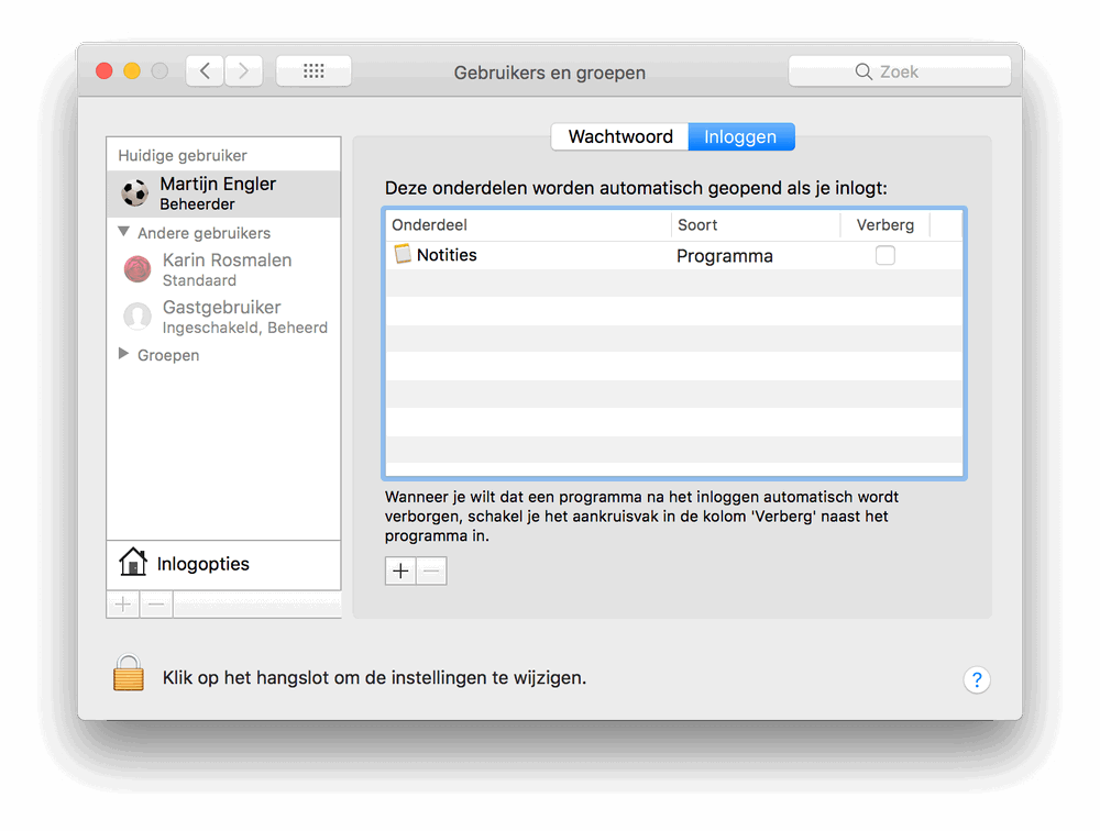 Bekijk programma\'s die automatisch opstarten