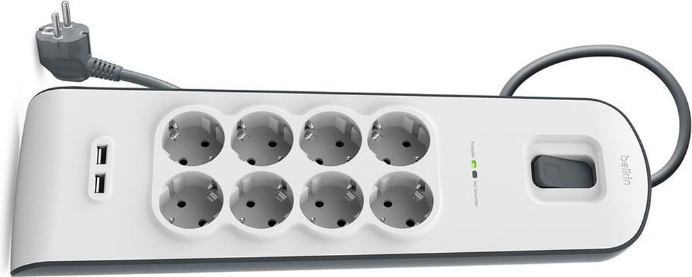 Deze contactdoos heeft de USB-poorten simpelweg direct ingebouwd