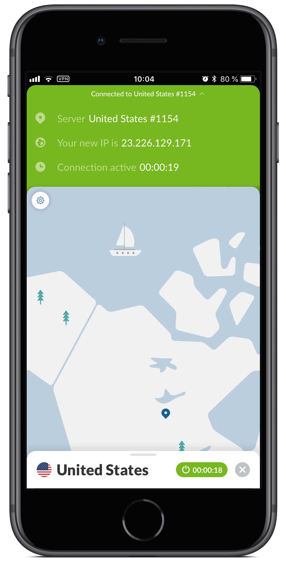 NordVPN heeft ook een iOS app