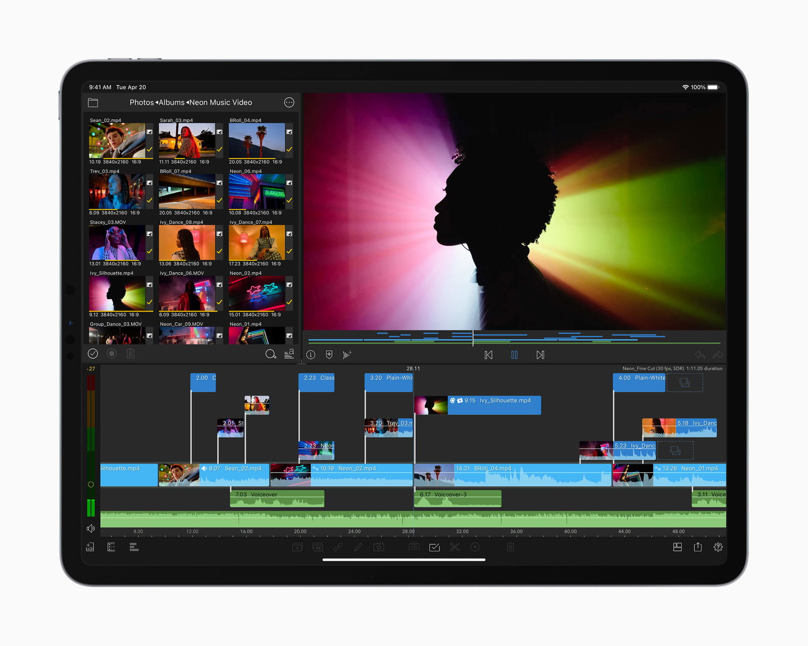 Voor videobewerking op de iPad kun je het snelheidsverschil wel gebruiken