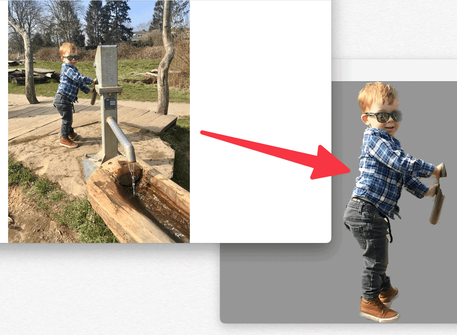 Het was misschien ook niet de makkelijkste foto die ik Apple hier gaf