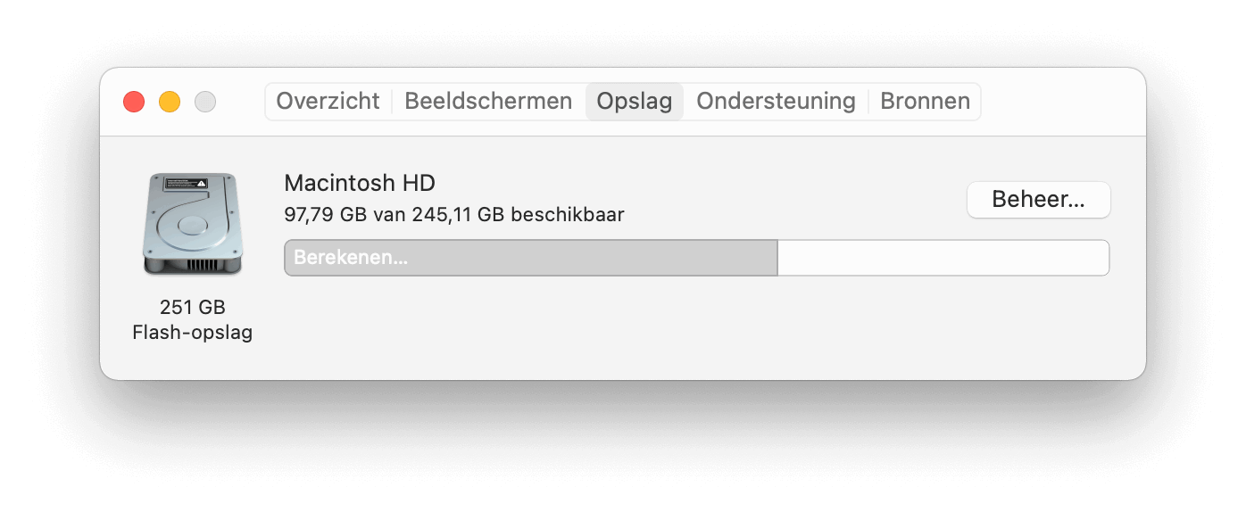 Bekijk eenvoudig hoeveel opslagcapaciteit je Mac heeft via het Apple-menu
