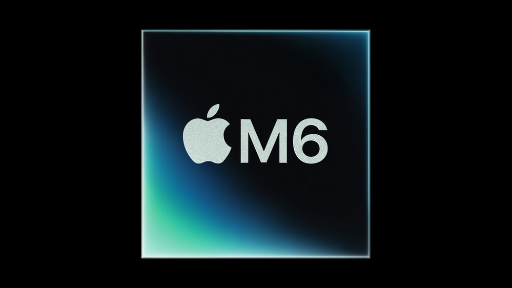 De M6-chip in de nieuwe MacBook Pro.