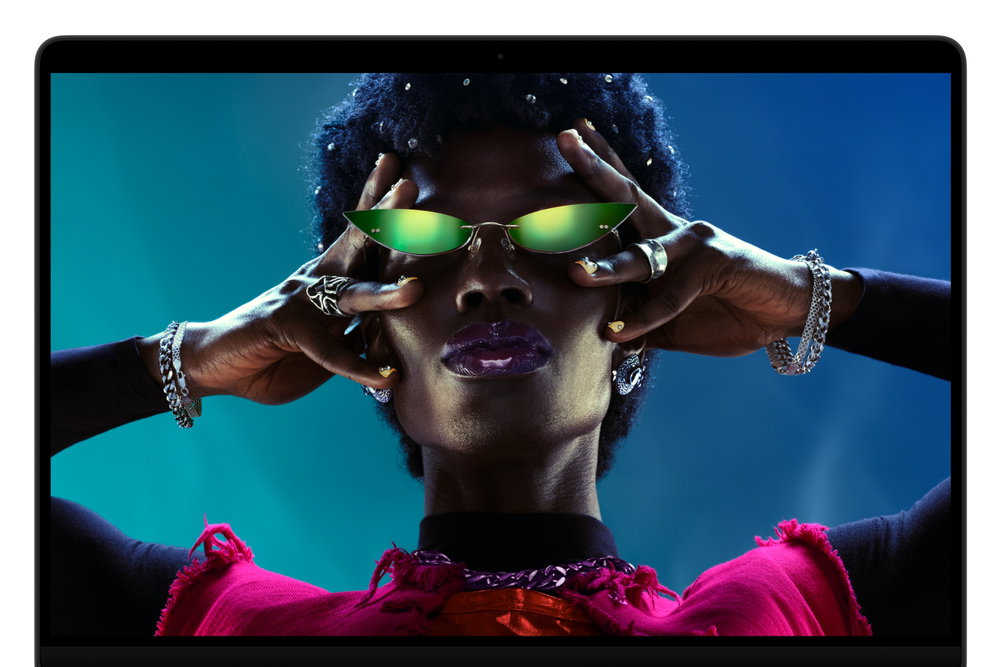 Het scherm van de 14-inch MacBook Pro met M6.