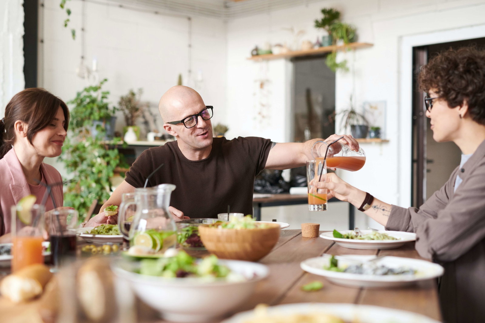 Samen eten is natuurlijk leuk in het echt, maar ook mooi via FaceTime