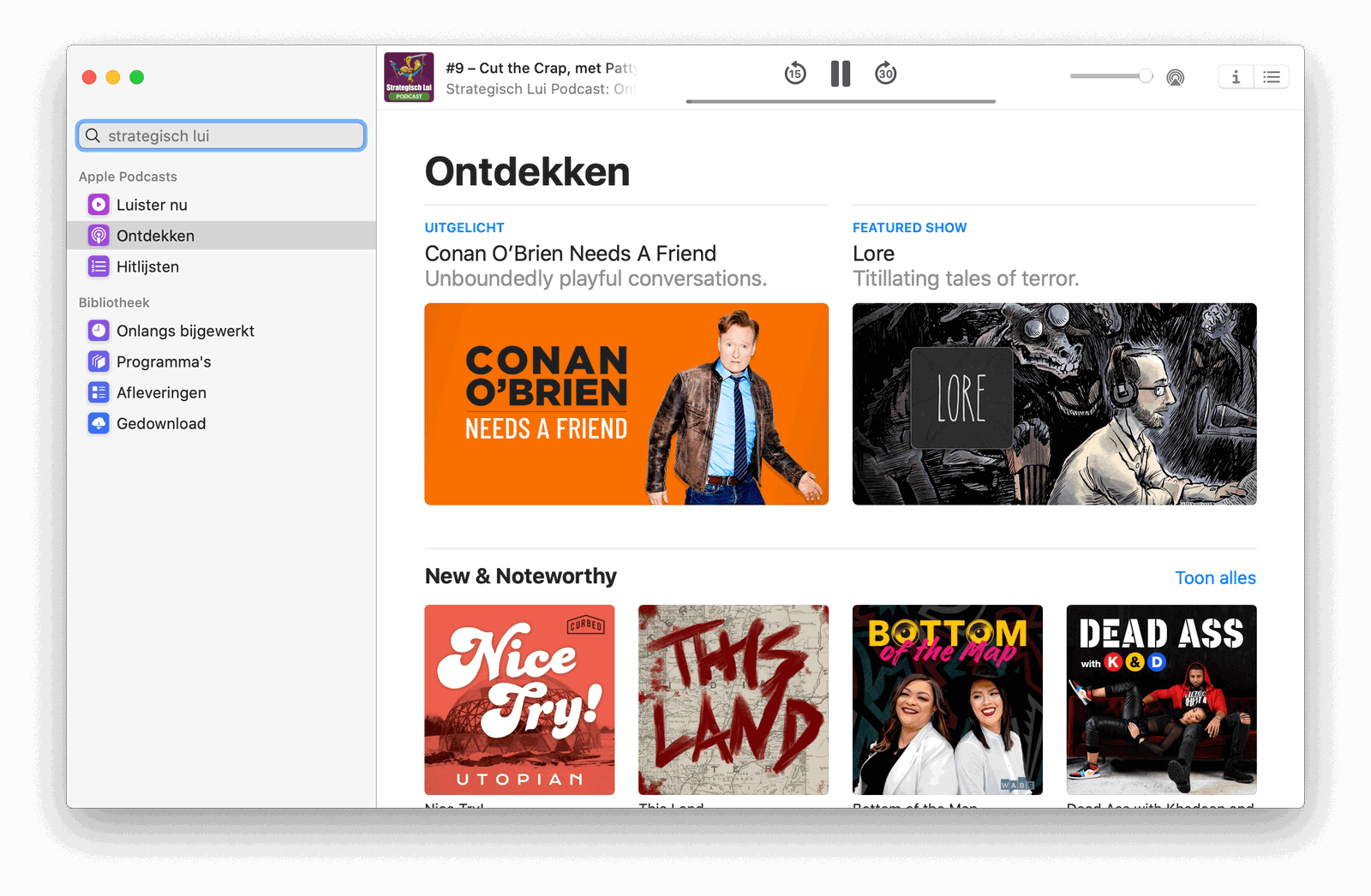 De Mac heeft nu bijvoorbeeld een eigen Podcasts app