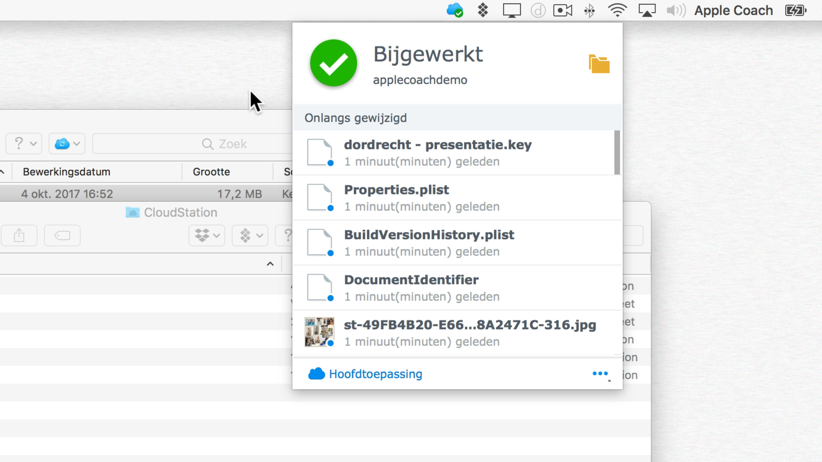 Maak je eigen iCloud alternatief met CloudStation