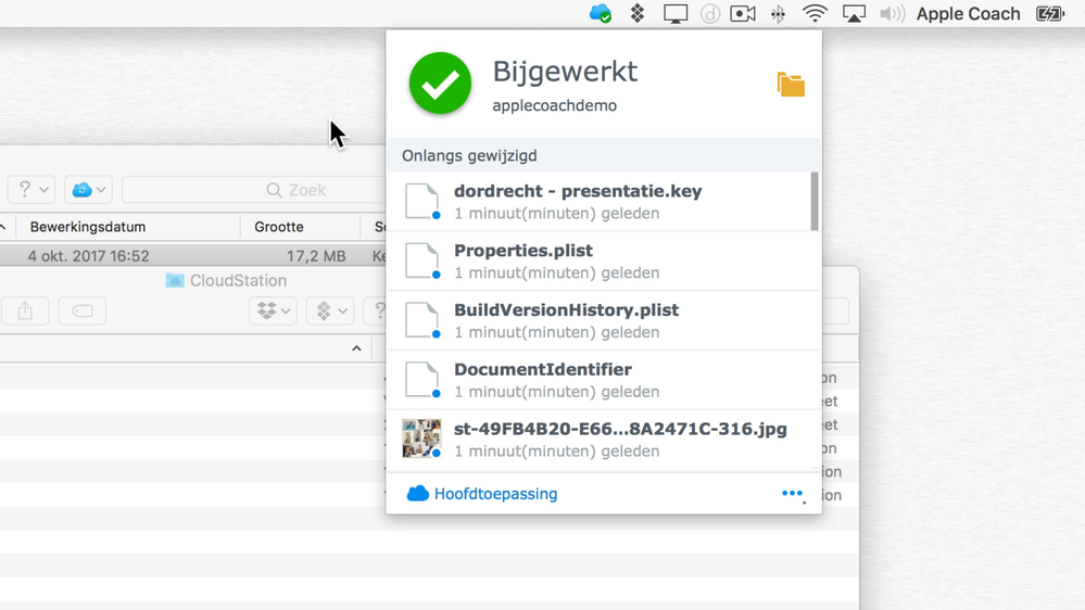 Maak je eigen iCloud alternatief met CloudStation
