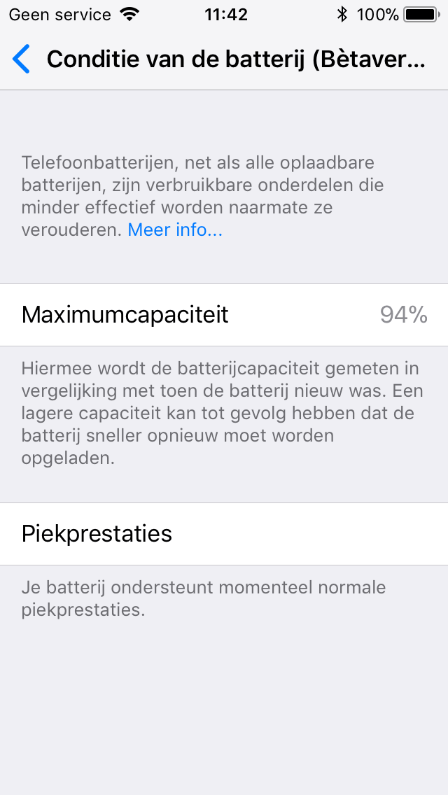 Vanaf iOS 11.3 kun je de status van je batterij controleren en voorkomen dat je iPhone "vertraagd" wordt