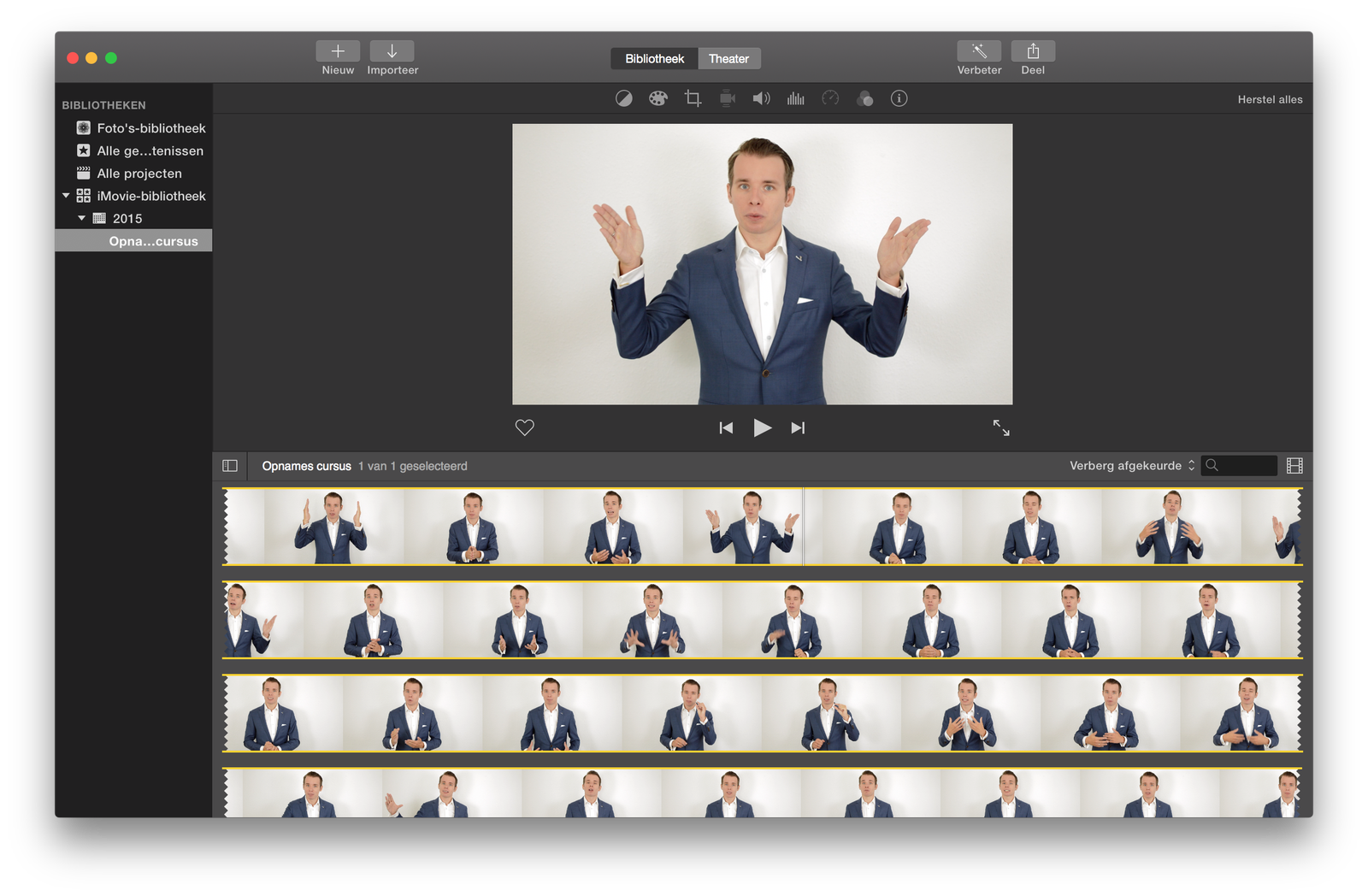 Eigen video\'s maken met iMovie
