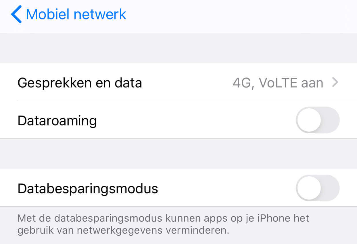 Zet dataroaming uit op je iPhone om hoge kosten in het buitenland te voorkomen