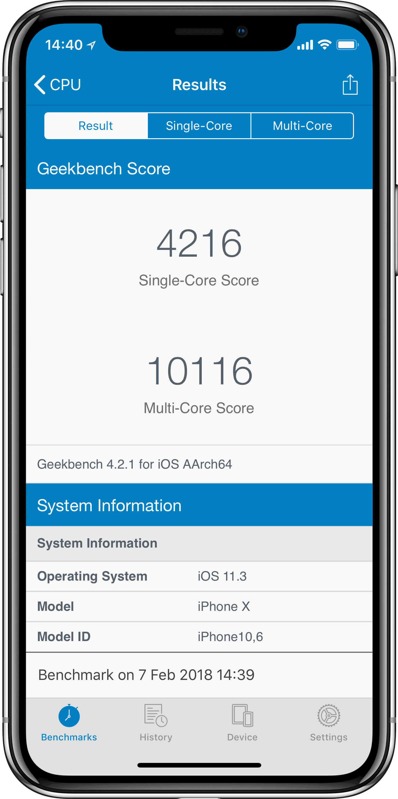 Geekbench wordt veel gebruikt voor het meten van snelheid op computers