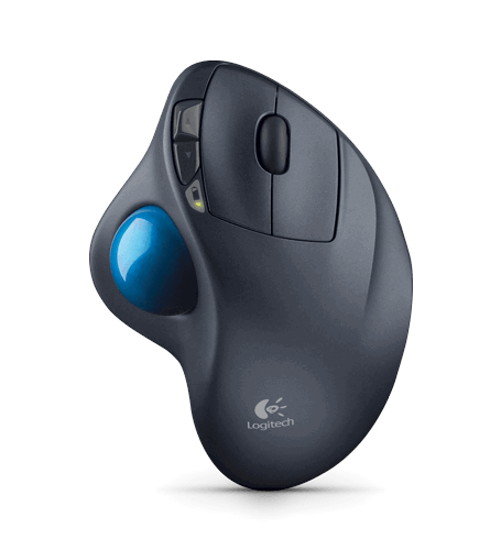 Een trackball is ook nog steeds een optie, zoals dit model van Logitech