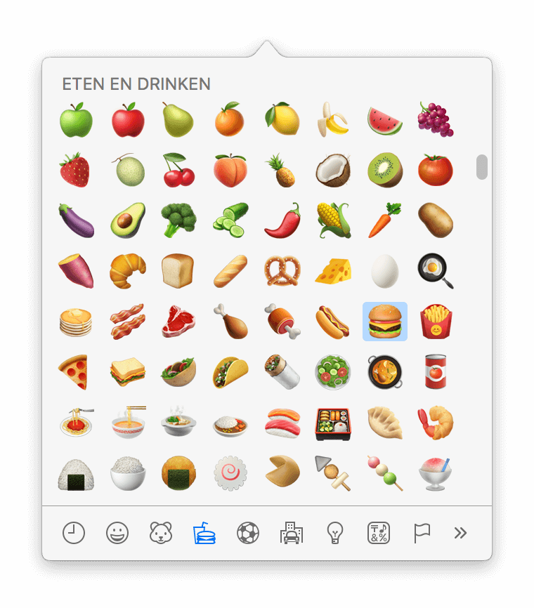 Kies emoji op je Mac met een handig filter
