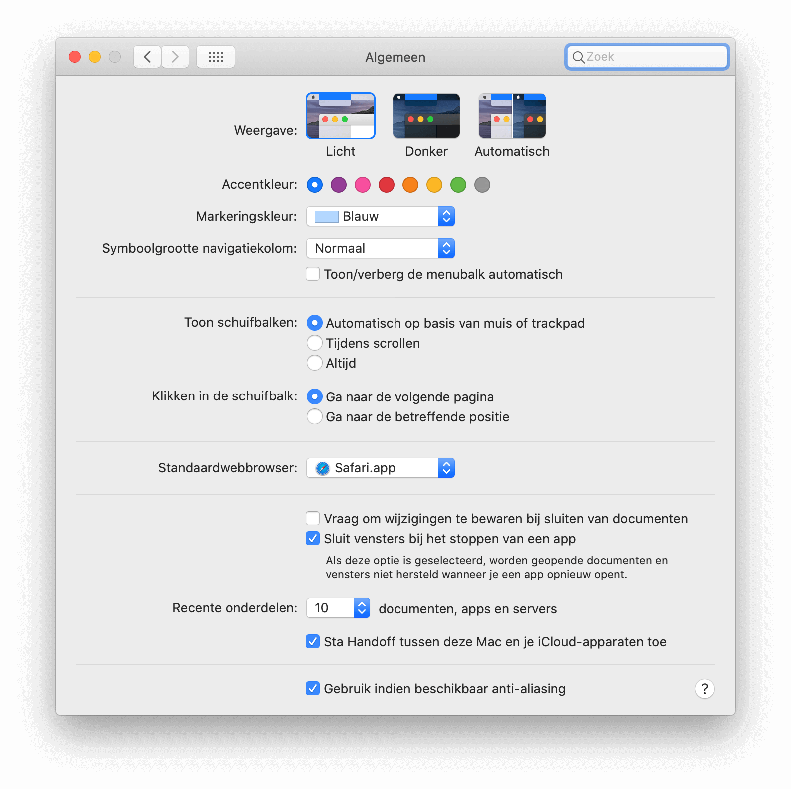Verberg je menubalk automatisch op de Mac met deze optie