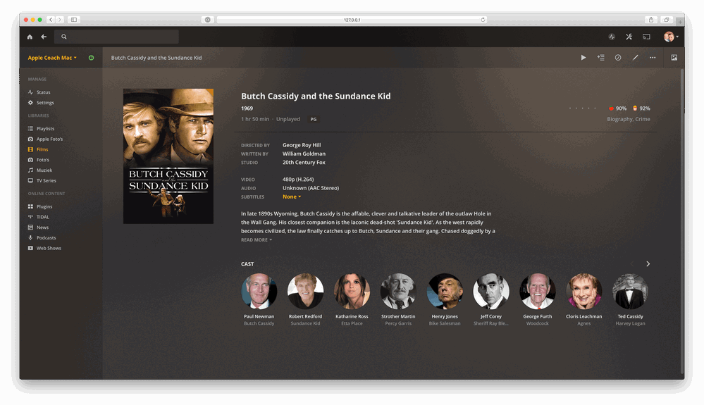 Plex geeft je een soort persoonlijke Netflix