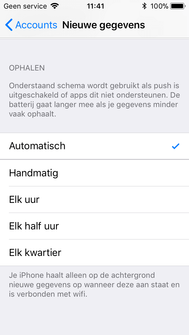 Schakel automatische e-mail (tijdelijk) uit om batterij-problemen op te lossen