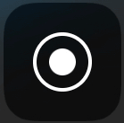 Met deze knop start je schermopnames op je iPhone of iPad