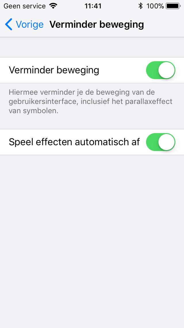Door effecten te verminderen verbruikt je iPhone (iets) minder batterij