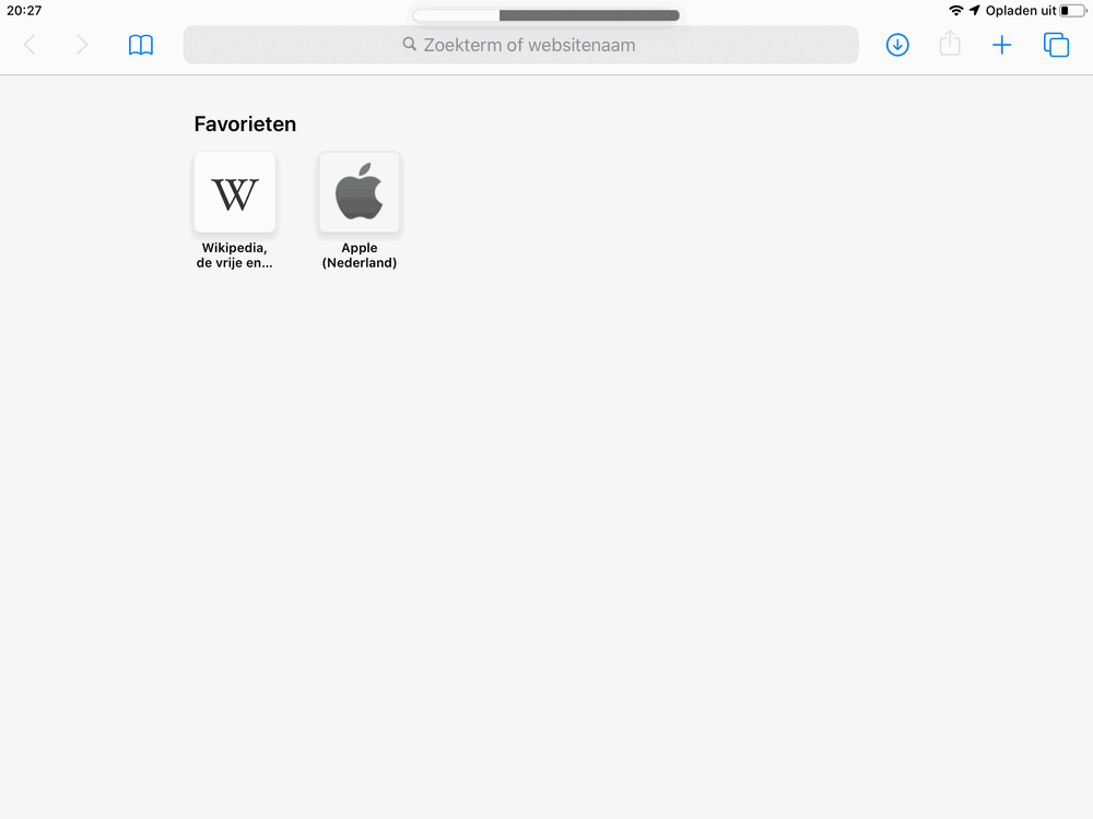 Je ziet hier bovenin subtiel (bijna onzichtbaar) een vorm van de nieuwe volume-indicator