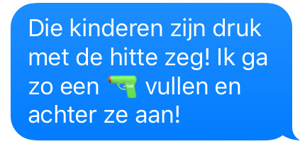 Dit is hoe een iPhone-gebruiker met iOS 11 het bericht zal zien