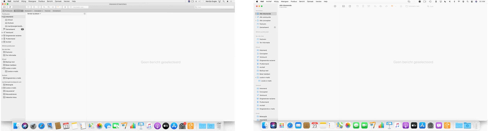 De nieuwste versie van macOS toont duidelijke verschillen ten opzichte van de vorige